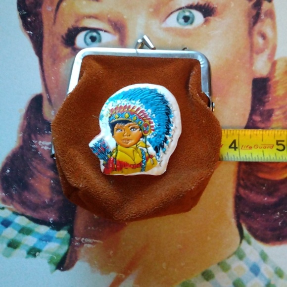 Vintage Souvenir Suede Coin Purse From The State of Arizona 60's-70's - Picture 5 of 7